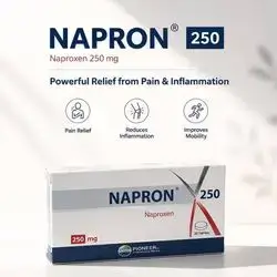 NAPRON 250 (Naproxen 250mg) 20 Tablets