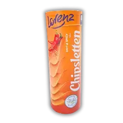 Lorenz Hot Chips Packet 100g