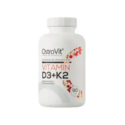 Vitamin D3+K2 - 90 count فيتامين دي3 + كي2