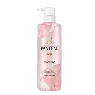 Micellar Detox & Hydrate Rose Water Extract Scalp Shampoo 530ml _ PANTENE