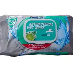 Compact Antibacterial Wet Wipes 
