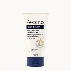 Aveeno Skin Relief Moisturising Hand Cream -helps heal very dry hands 75ml