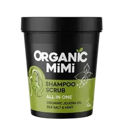 Shampoo Scrub All In One Jojoba Oil Sea Salt & Mint 280g _ ORGANIC MiMi