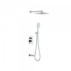 Duxxa Built-In Shower Set Square - Chrome - 50