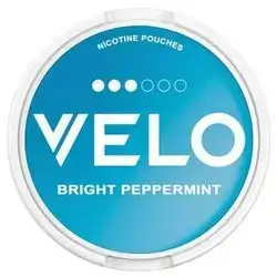 velo bright peppermint nicotine pouches