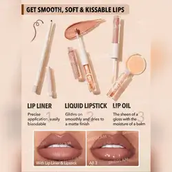 SG SHEGLAM Soft 90's Glam Lip Liner And Lip Duo Set Shade 04