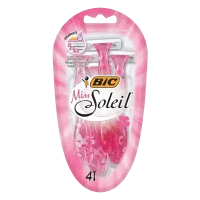 Miss Soleil Bella 3 Blade Shaver 4 Pcs _ Bic