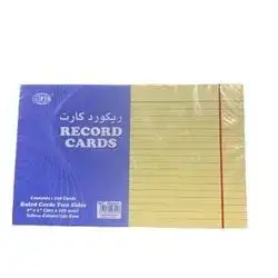 Record Card-8x5 size -100 cards-240gsm