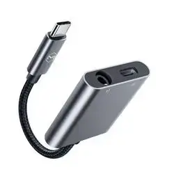 Mcdodo Type-c To 3.5mm + Type-c Audio Adapter Dac Pd Fast Charge Hi Res Audio