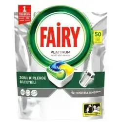 Fairy Platinum Dishwasher Capsules – 50 Capsules