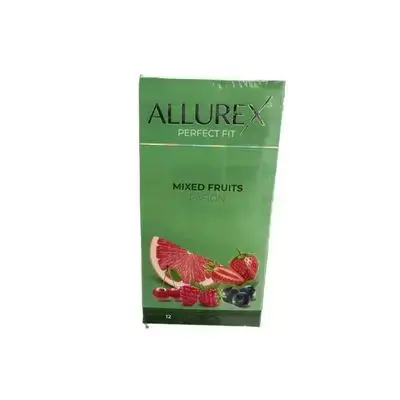 Allurex Mixed Fruits Pasion 12 Condoms