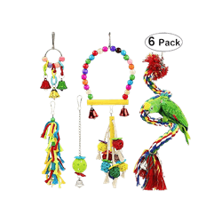 E243 – Bird Toy Set Mix 6 Pack