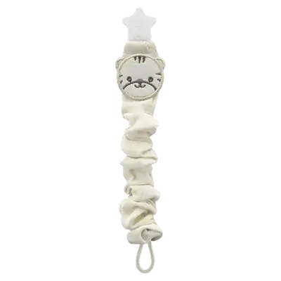 Muslin Pacifier Clip 0M+ _ babyjem