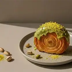 Pistachio Croissant Roll