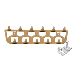 Plastic Back Door Hanger With 11 Hooks 50 Cm