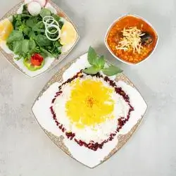 Rice With Minced Meat And Eggplant
