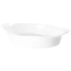 White Oval Dish