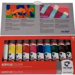 Acrylic Set Value Pack 10pcs-40ml Van Gogh