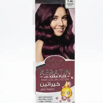 Yaran Keratin with Kera Plex Hair Color System (7.46 Burgundy)