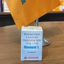 glemont l montelukast & levocetirizine (10mg + 5mg ) 28tablets 