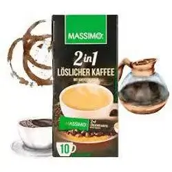 Massimo 2-in-1 Coffee & Creamer – 10 Sticks (140 g)