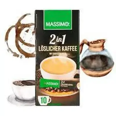 Massimo 2-in-1 Coffee & Creamer – 10 Sticks (140 g)