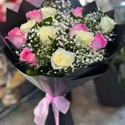 Flower bouqet rose 12