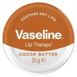 Vaseline Lip Therapy Petroleum Jelly Cocoa Butter, 20 g