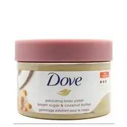 DOVE EXFOLIATING BODY POLISH ( BROWN SUGAR & COCONUT BUTTER )