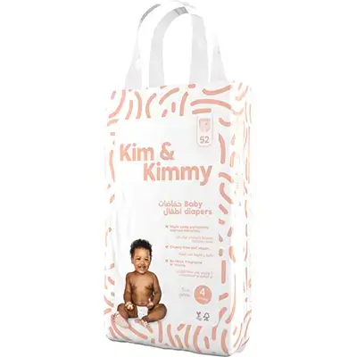 Kim & Kimmy Diapers Size 4 (9 kg - 14 kg) / 52 diapers