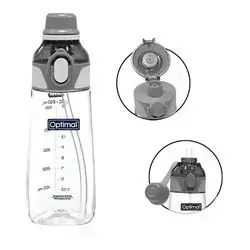 650ml Tritan 2-in-1 Spout and Straw Cup - Gray
