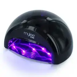 Mylee Pro Salon Series LED Nail Drying Lamp with 15-30-60 Seconds Convex Hardening Technology, for UV Gel Manicure, Timer Buttons, High Quality, Environmentally Friendly, Energy-saving, Black Lamp