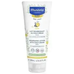 Mustela Nourishing Lotion with Cold Cream and Beeswax- 200ml | موستيلا لوشن لجسم الأطفال مع كريم بارد - 200 مل