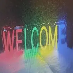 Welcome Neon Rgb
