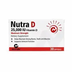 Nutra D 25,000 IU Softgels 