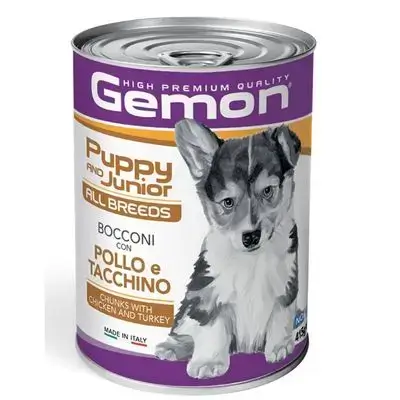Gemon Puppy & Junior Chicken & Turkey 400g