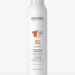 babe - pediatric spf50 transparent sunscreen spray 200ml