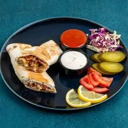 Double Chicken Shawarma With Bread