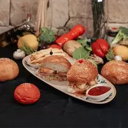 King Swiss Chicken Burger