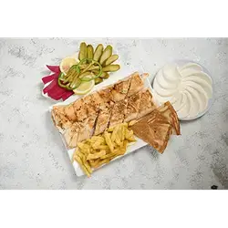 Double Arabic Chicken Shawarma Meal