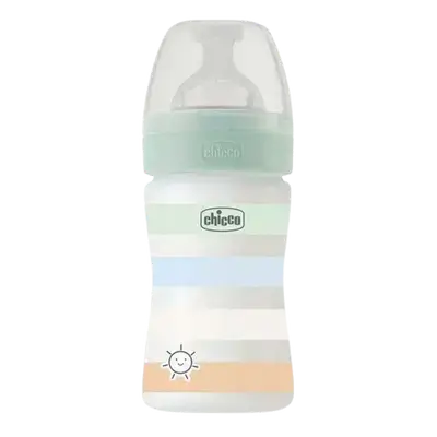 Well Being Bottle Anti-Colic System Slow Flow 0M+ Green 150ml _ Chicco