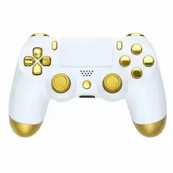 DUALSHOCK 4 Wireless Controller (White & Gold)