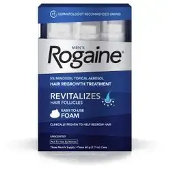 Rogaine %5 minoxidil topical aerosol Foam