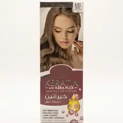 Yaran Keratin with Kera Plex Hair Color System (8.01 Ash Light Bload)