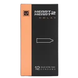 Delay Extra Thick Condoms 12Pcs _ HERAT 2 HEART