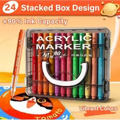 ACRYLIC MARKER 24 Colors