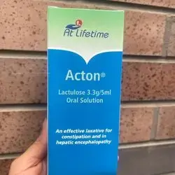 Acton lactulose 3.3g/5ml oral solution (at lifetime)