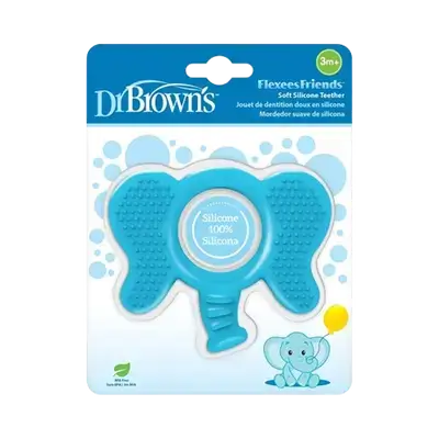 Elephant Silicone Teether 3m+ _ Dr.Brown