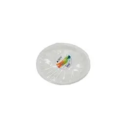 Sem Disposable Oval White Plate 33 Cm 10 Pcs