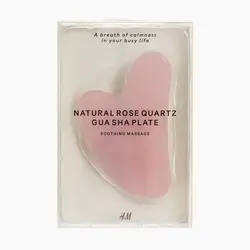 H&M Natural Rose Quartz Gua Sha Body Plate
